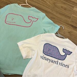 Two Vineyard Vines Girls Tees - Small 8/10